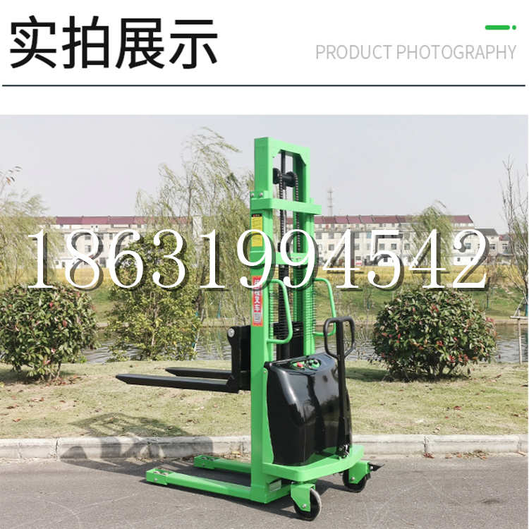 南部县电动叉车堆高车液压铲车电瓶1吨2吨站驾步行式小型全自动叉车